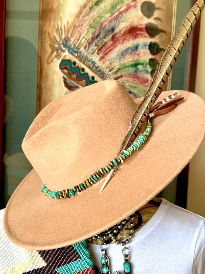 Natural Turquoise Hatband for wholesale by Fleurdesignz Western Jewelry