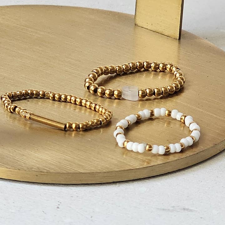 Anel Aço inoxidável Sorine por atacado de Zelda Bijoux