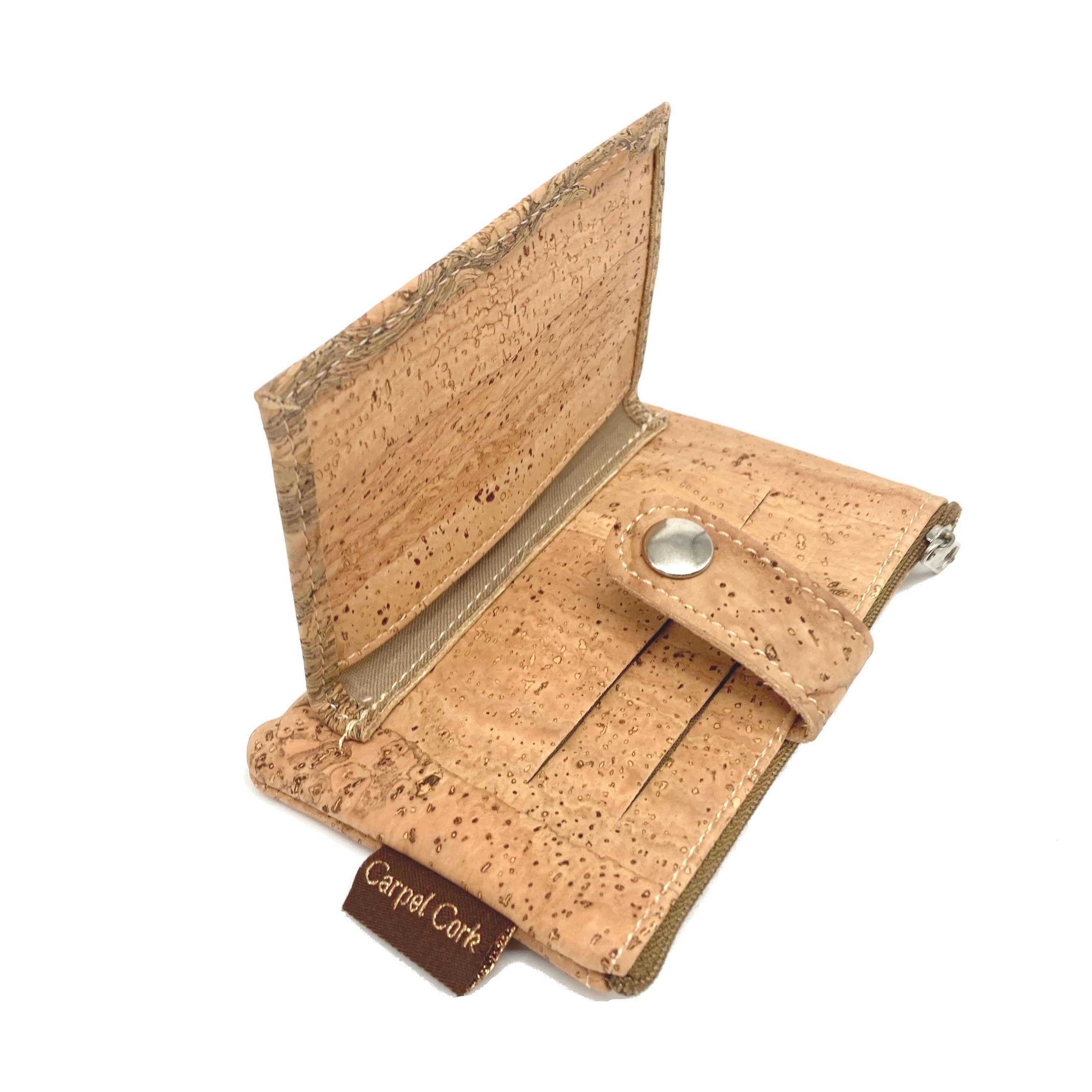 Carpel – Großhandel Brieftasche – Damen – Kompakte Geldbörse aus Kork1