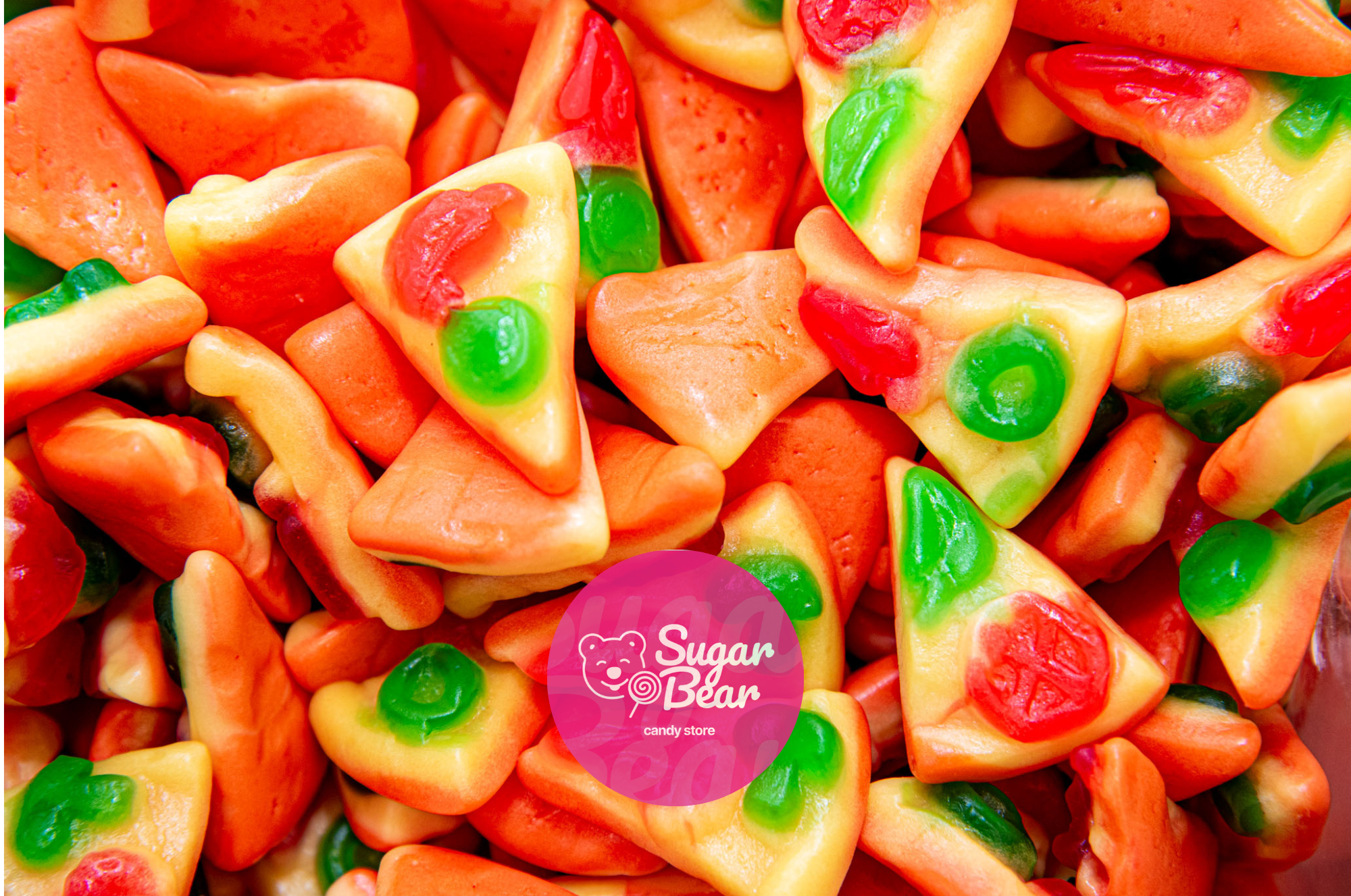 Sugar Bear Candy - Wholesale Gummy - Gummy Pizza1