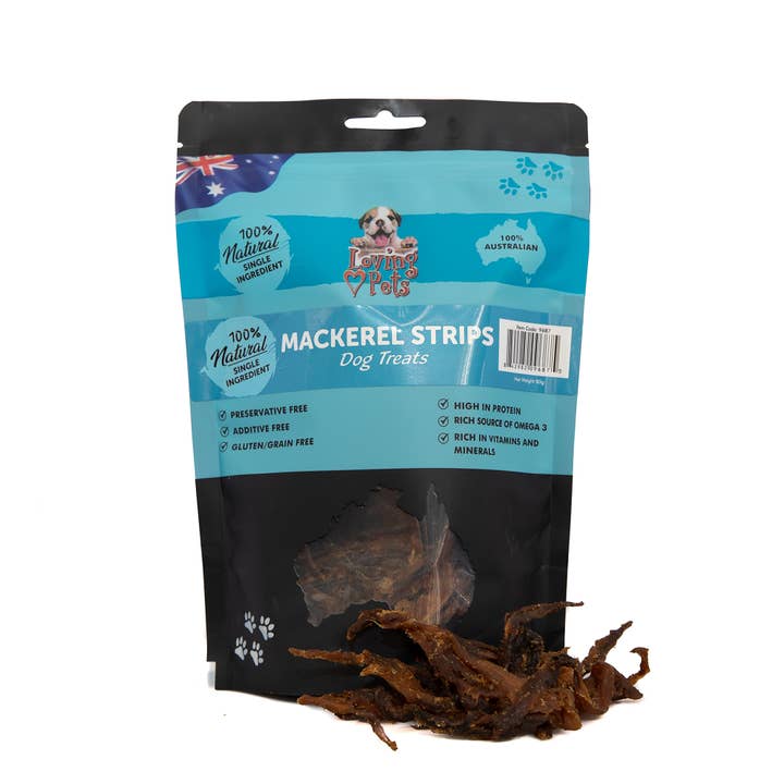 Loving Pets Australia - Wholesale Pet treats – Dog - Mackerel Strips
