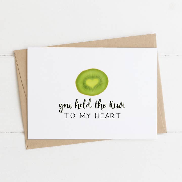 Du hältst den Kiwi an mein Herz für den Großhandel von Punfully Yours
