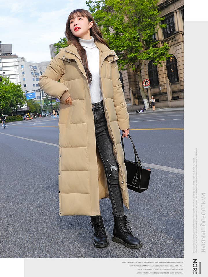 Marayn - Wholesale Puffer Jacket - Women's - 2024 New Long Padded Coat Chic Warm Versatile12