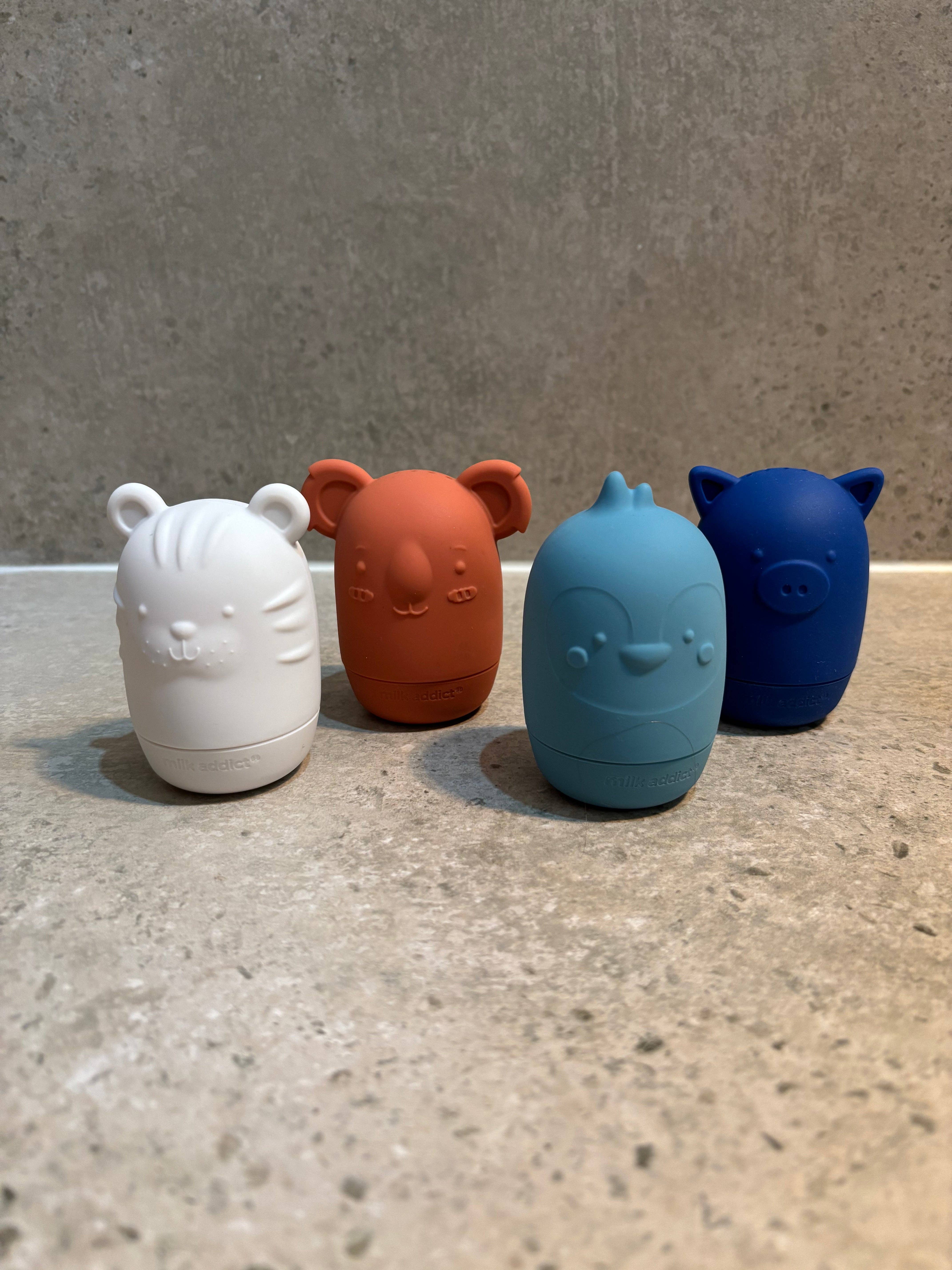 Milk Addict - Wholesale Bath toy – Baby - Milk Addict Silicone Bath Toy Set0