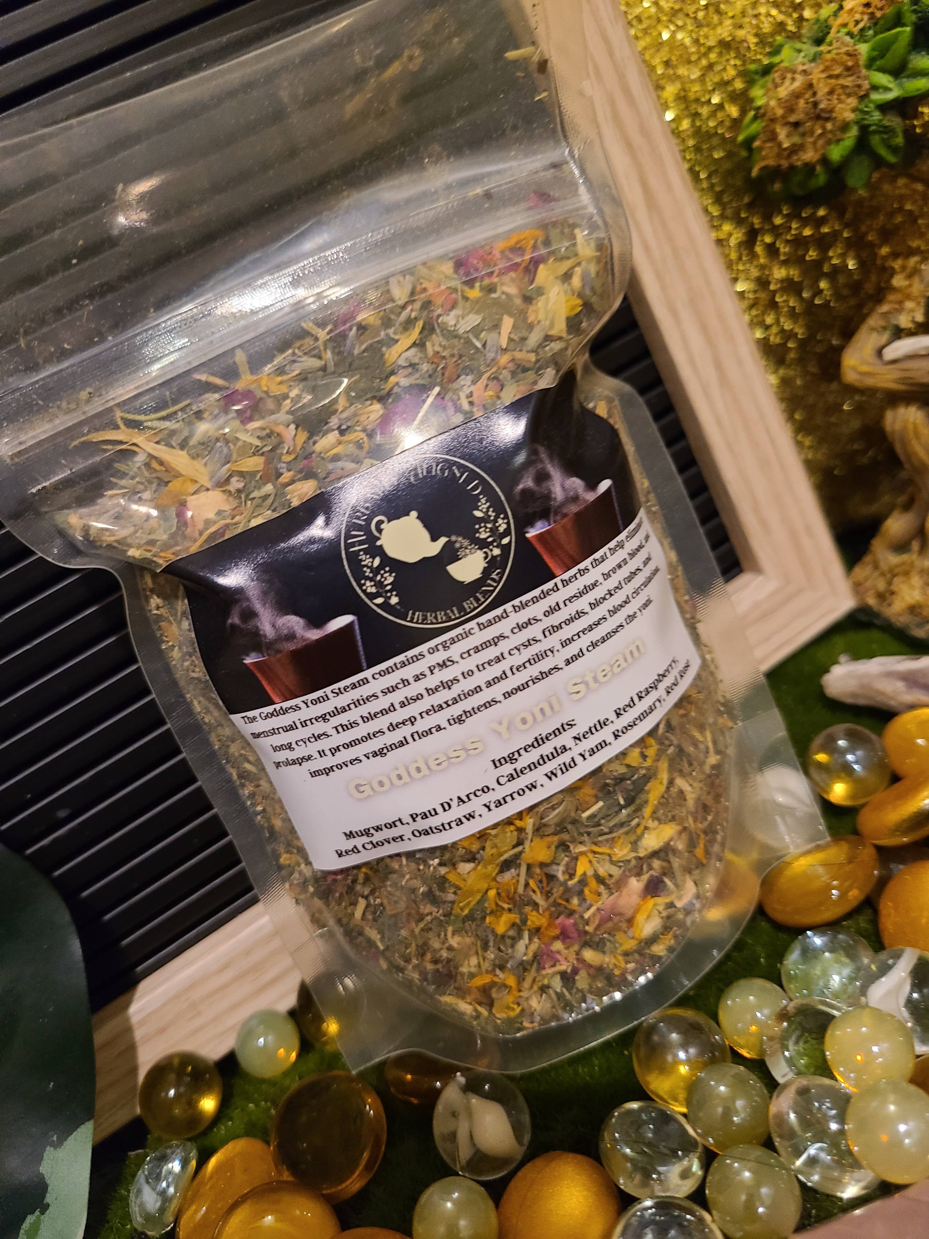 Aligned Herbally - Wholesale Health/Detox Tea - Goddess Yoni Steam4