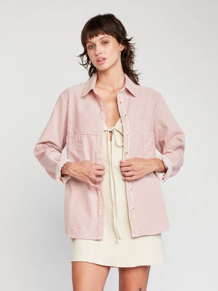 Audrey Shacket für den Großhandel von Self Contrast