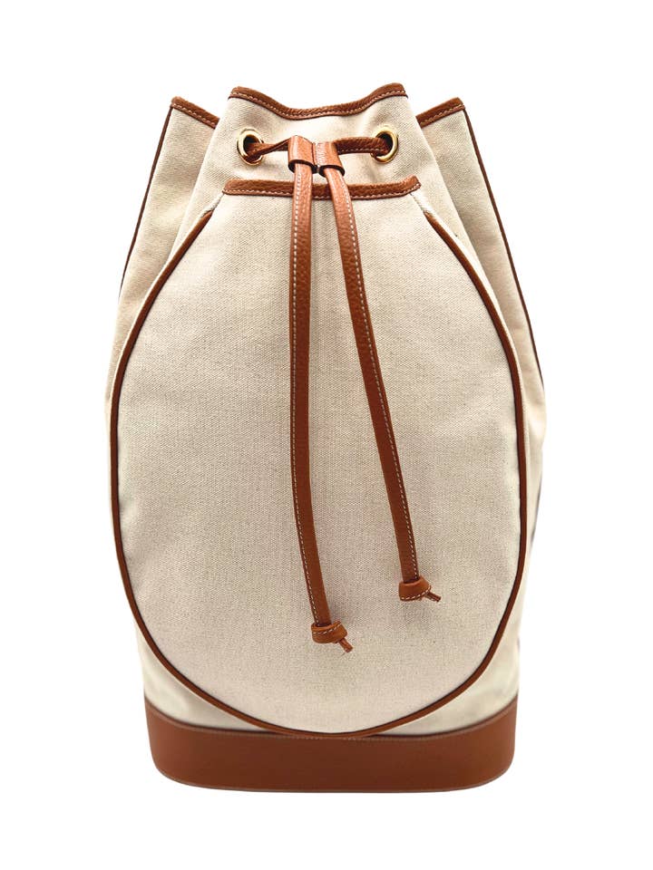 The Lily Bag: Canvas and Tan for wholesale by Up Down Sport