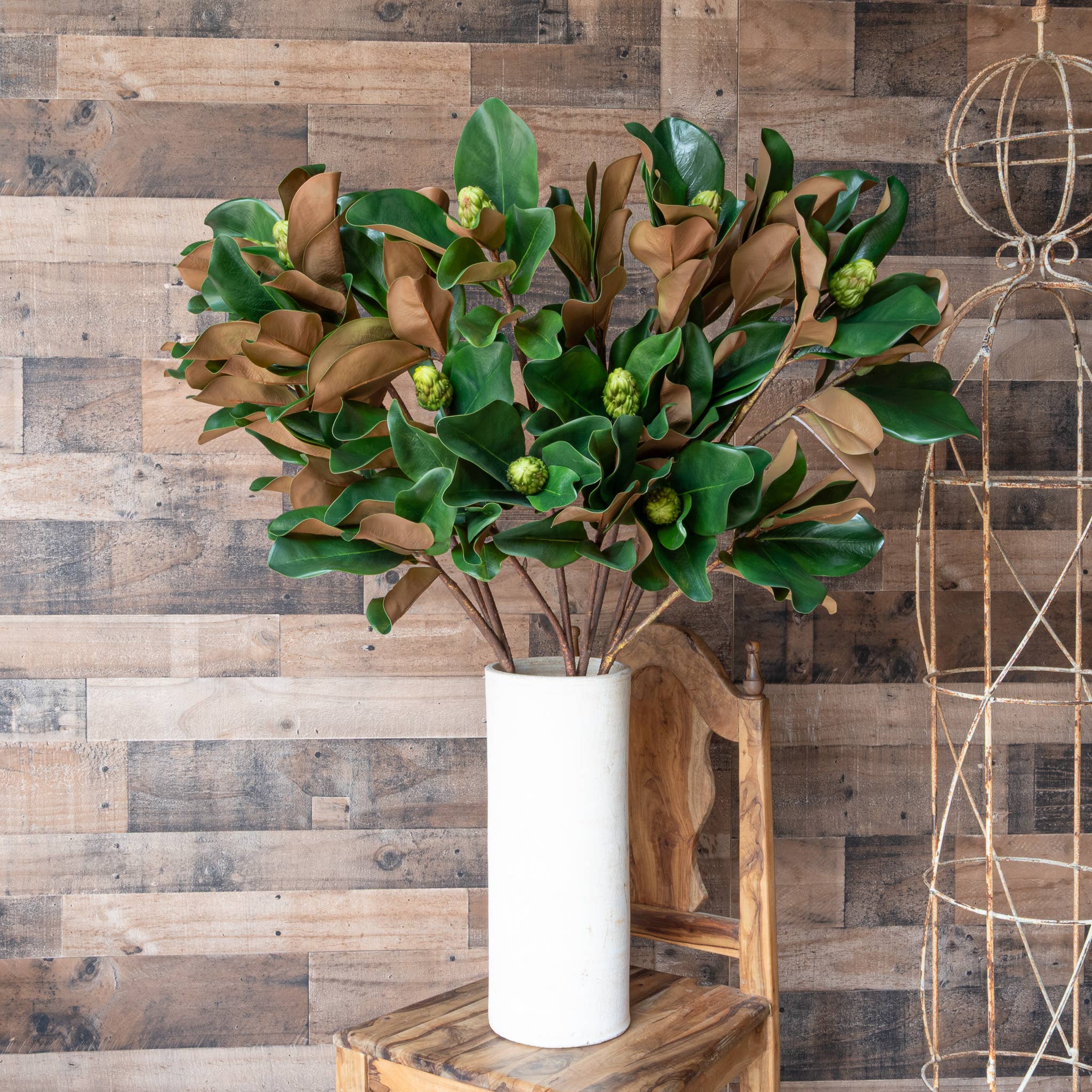 Mills Floral Company – wholesale Artificial plant – Magnolia Leaf Branch - 44 Inch3