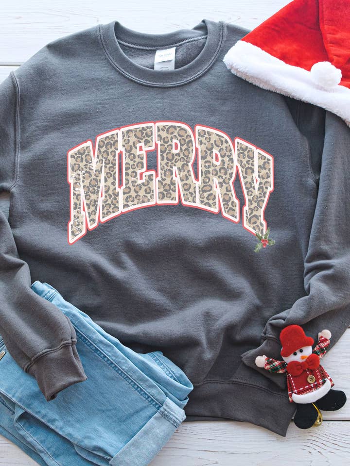 Camisola Leopard Arched Merry por atacado de Adelle Linen