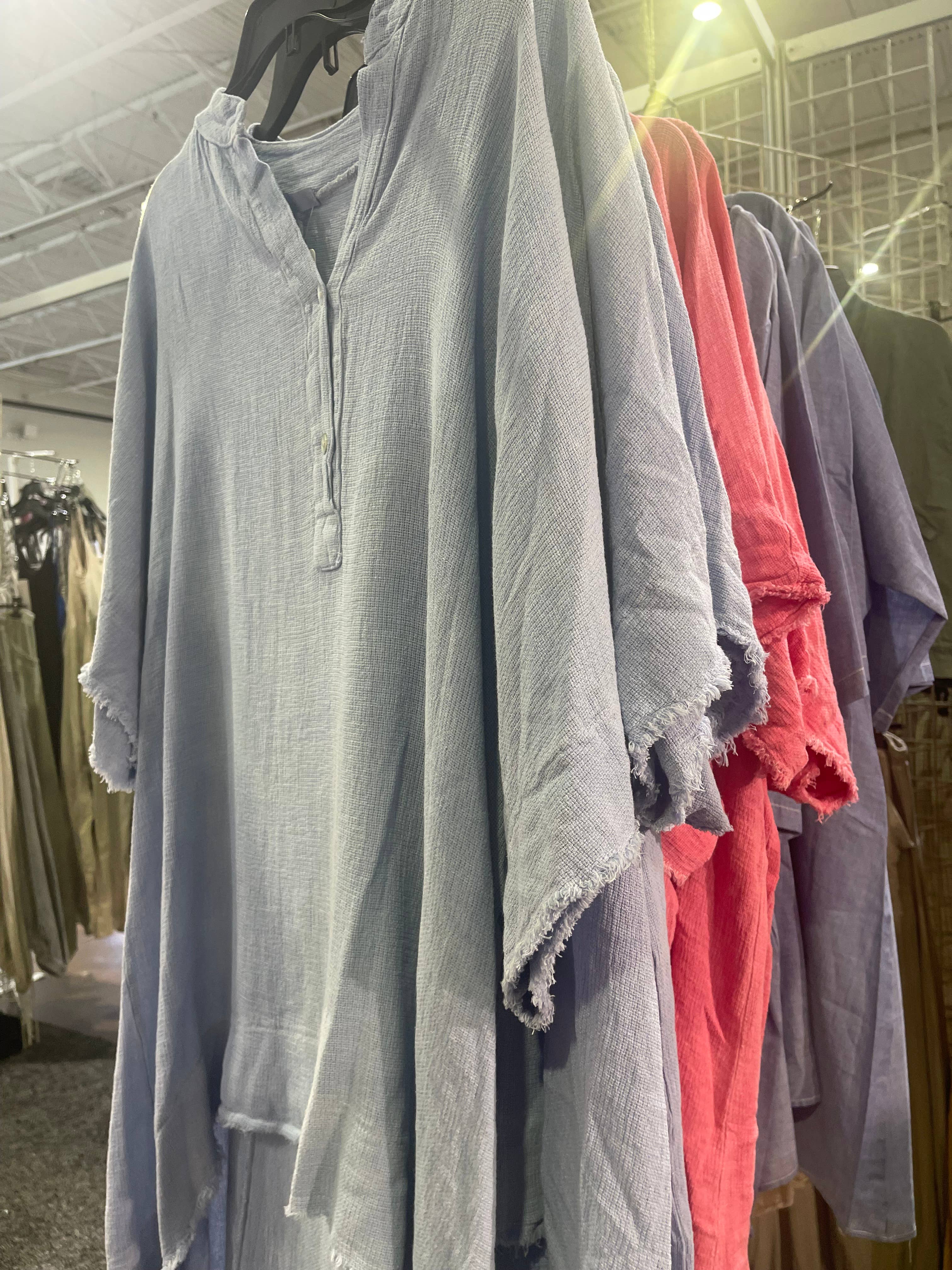 LeParisPetit by I Love Linen - Wholesale Tunic - Women's - High-Low Tunic Top in Mesh Linen5