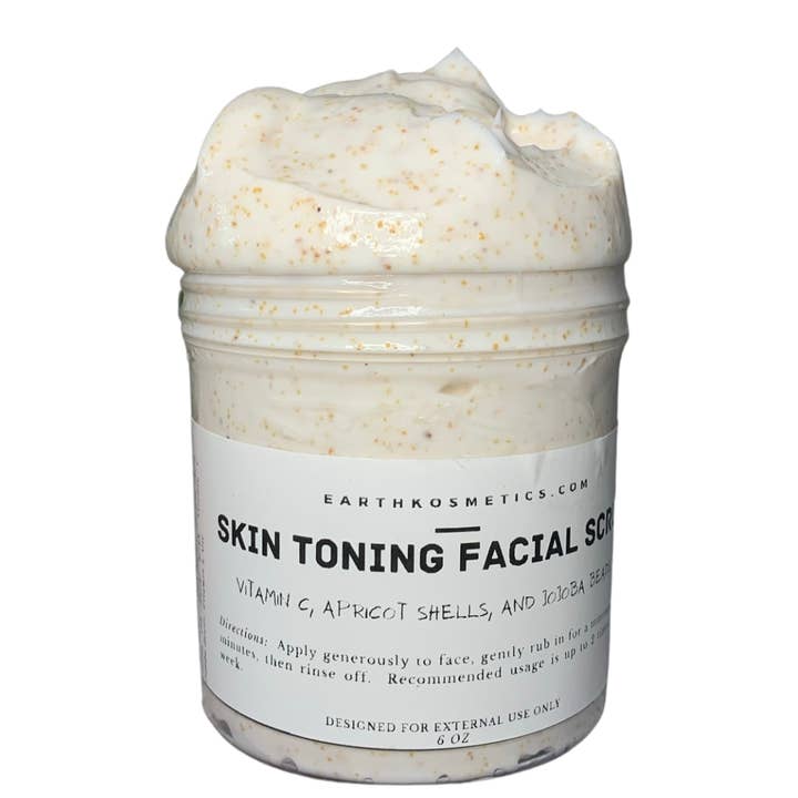 Niacinamide Skin Toning Facial Scrub (All Skin Types) for wholesale by Earthkosmetics