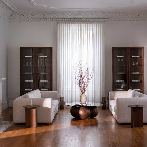 Humble Nature - Wholesale Cabinet - Double Finished Pecan Cabinet | Glass Door