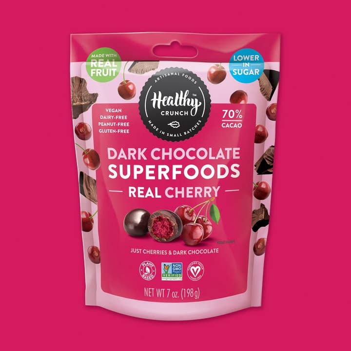 Healthy Crunch - Wholesale Chocolate-covered sweets - Cherry Dark Chocolate Superfoods0