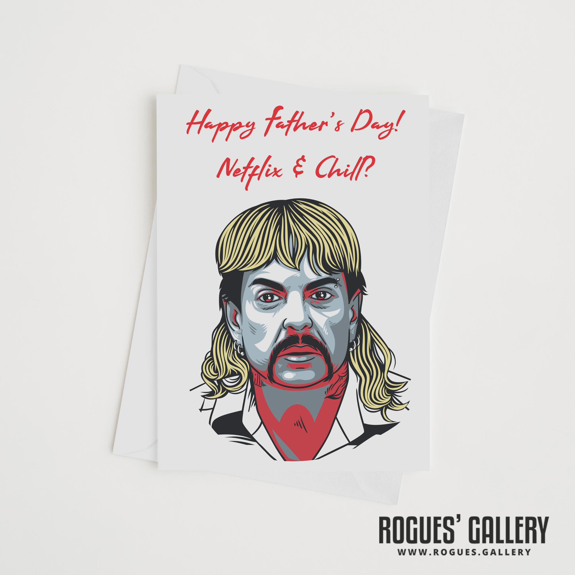 Rogues' Gallery – wholesale Father’s Day card – Joe Exotic aka The Tiger King Birthday, Mother's Day4