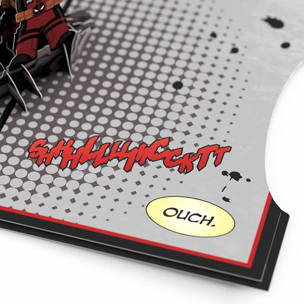 Lovepop Cards - Wholesale Birthday Card - Marvel Deadpool Birthday 4-in-1 Nesting Card 5x7"11