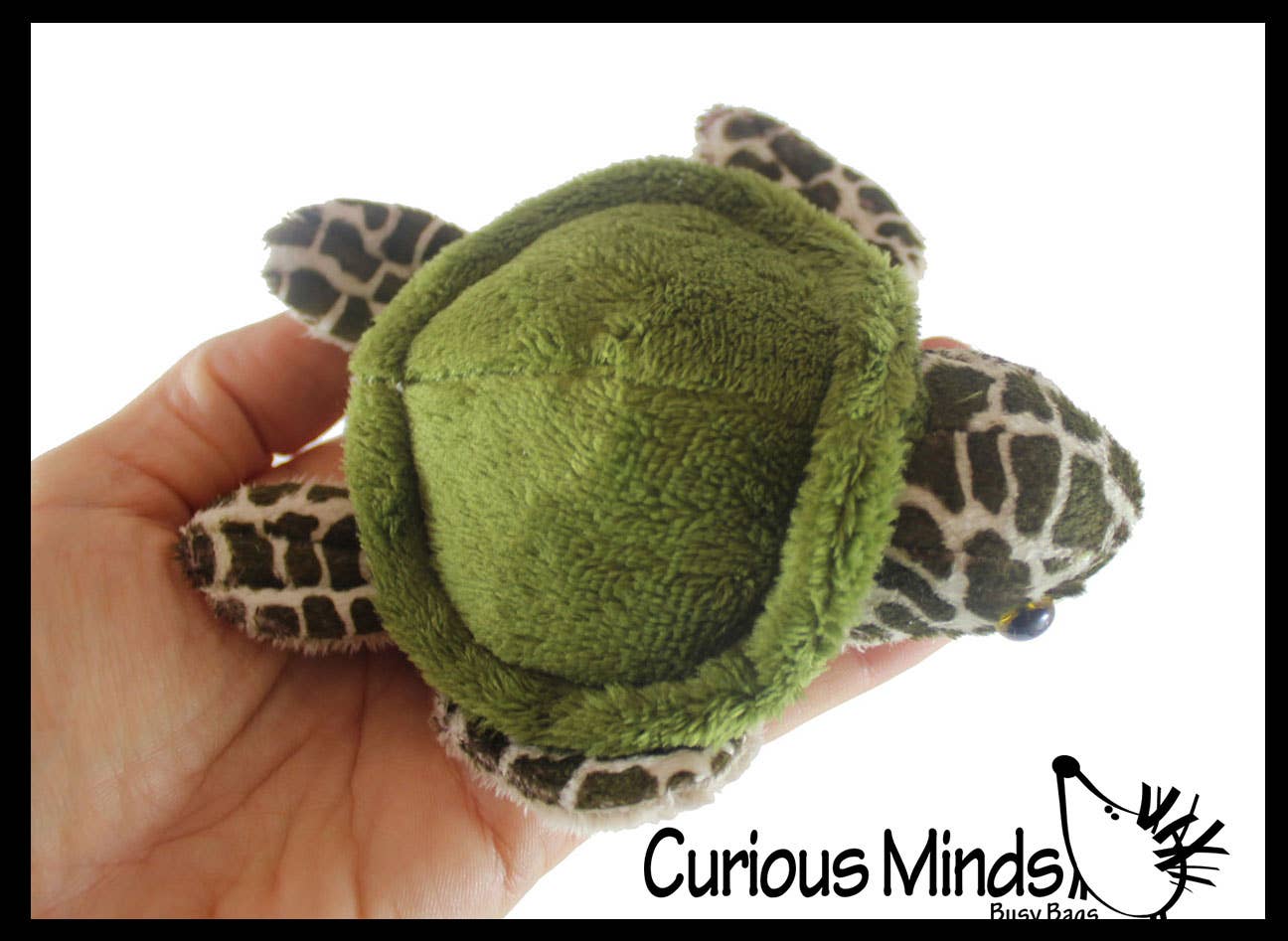 Curious Minds Toys - Wholesale Stuffed/Plush Toy - Kids & Baby - 1 Cute Small Turtle Plush Stuffed Animals- Adorable Tiny Min2