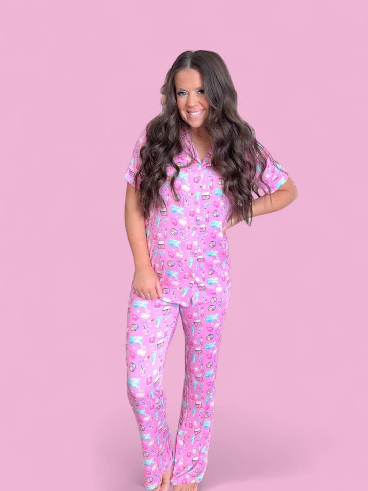 CONJUNTO DE ENSUEÑO RELAJADO DE MUJER GLAMOUR MAGIC para venta al por mayor de Dream Big Little Co.