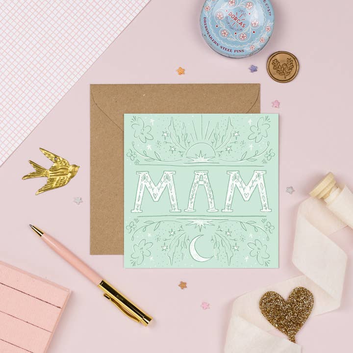 Pickled Pom Pom - Wholesale Mother's Day Card - Mam 🤍