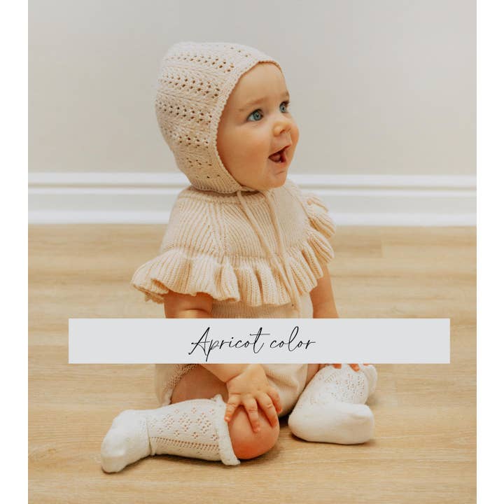 OLIVE & CRADLE - Wholesale Bonnet - Baby - Jamie Knit Bonnet7