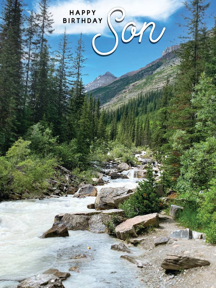 RBD/Son Mountain Birthday for wholesale by Greeting Cards by Norcard