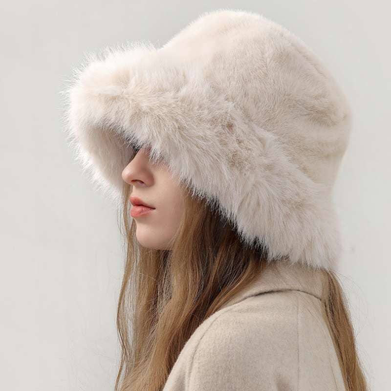 Crave by FW - Wholesale Bucket Hat - Women's - Plush Faux Fur Fluffy Bucket Hat14