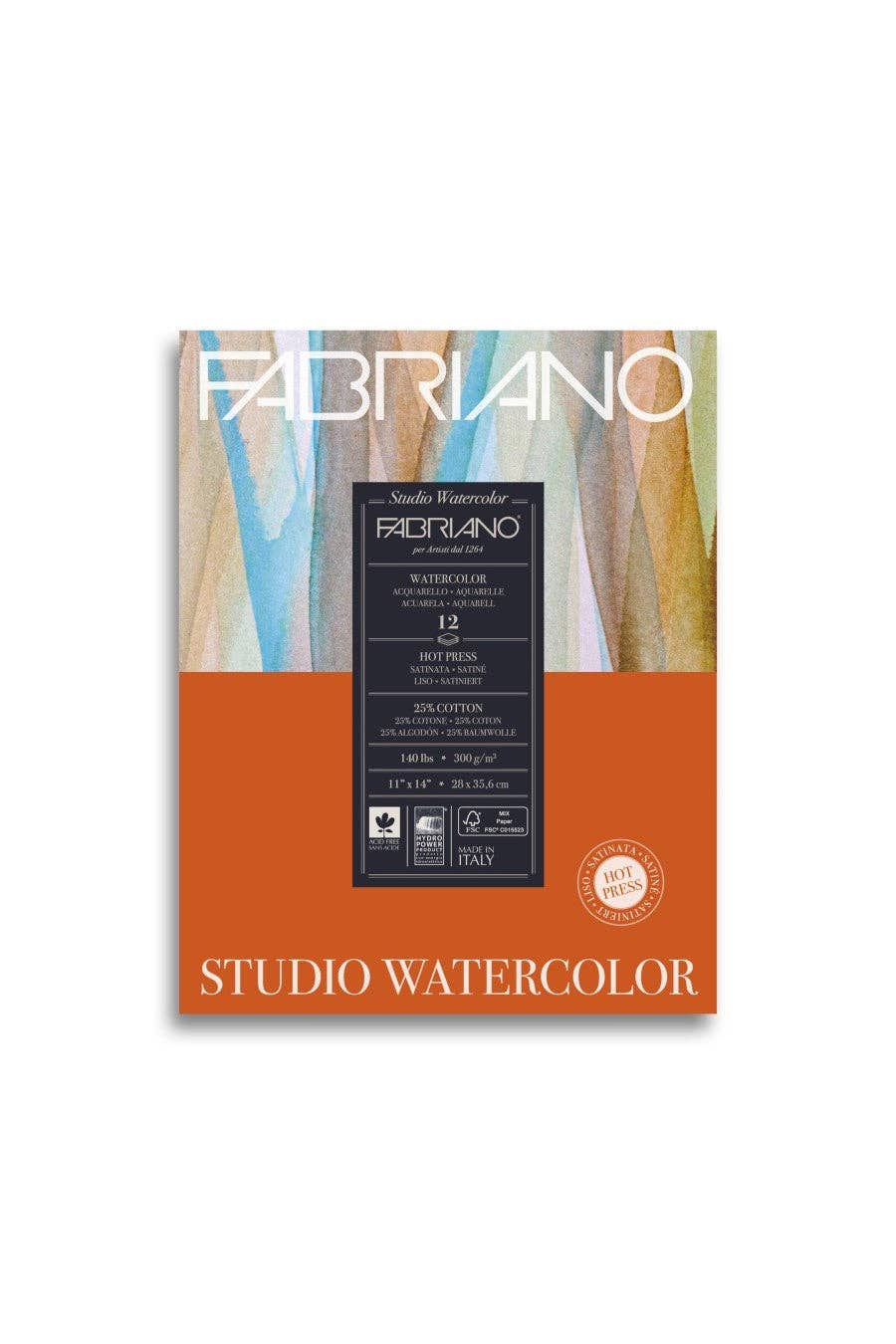 Chartpak, Inc. - Wholesale Sketchbook/Sketchpad - Fabriano Studio Watercolor Pad24