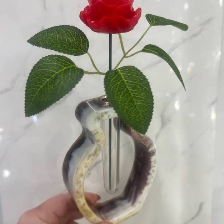 Vase Forme inhabituelle Peint à la main pour cadeau Décoration intérieure USA KIZIMA pour la vente par KIZIMA