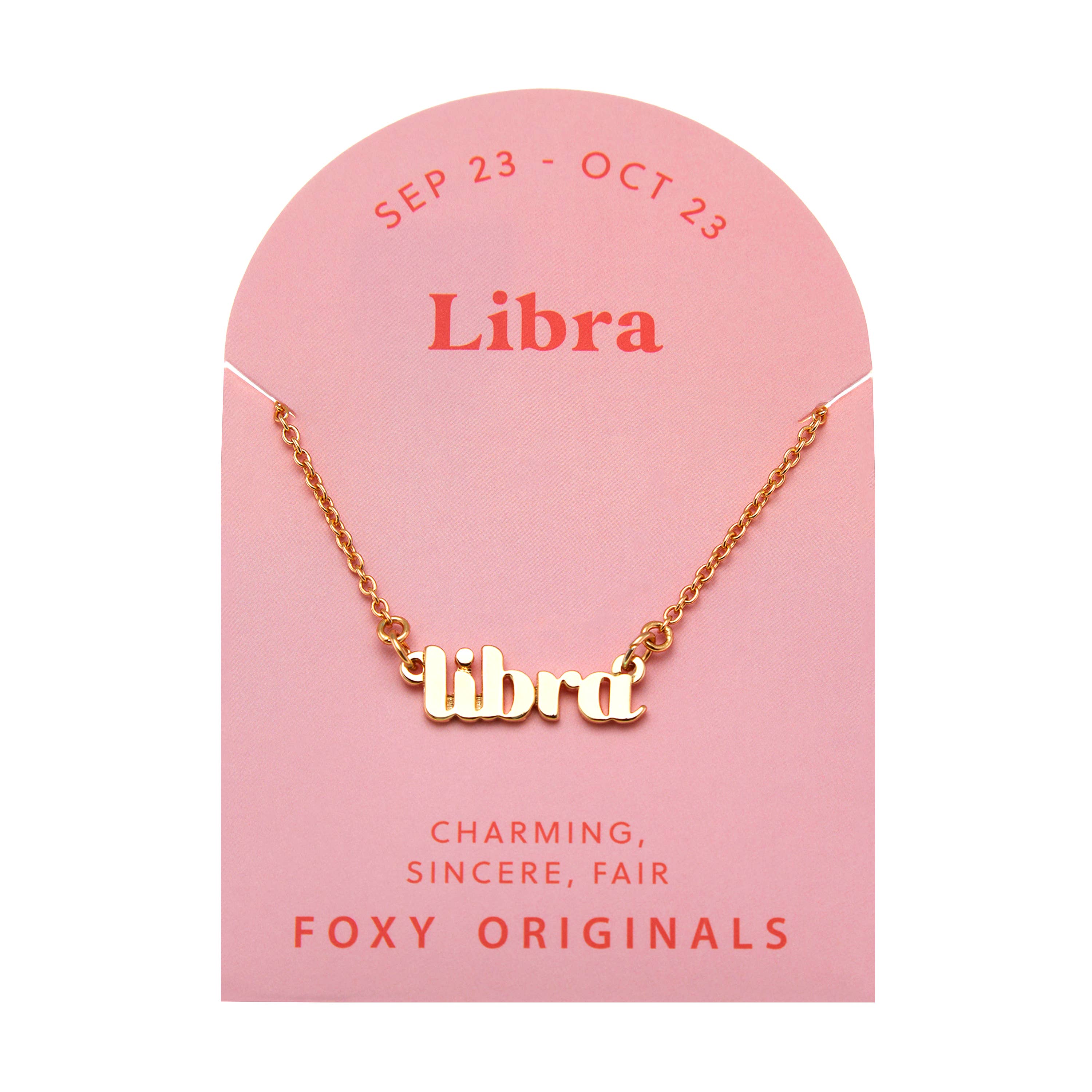 Foxy Originals - Wholesale Retailer Display - Jewelry - Zodiac Necklace Collection | Spring Horoscope Jewellery9
