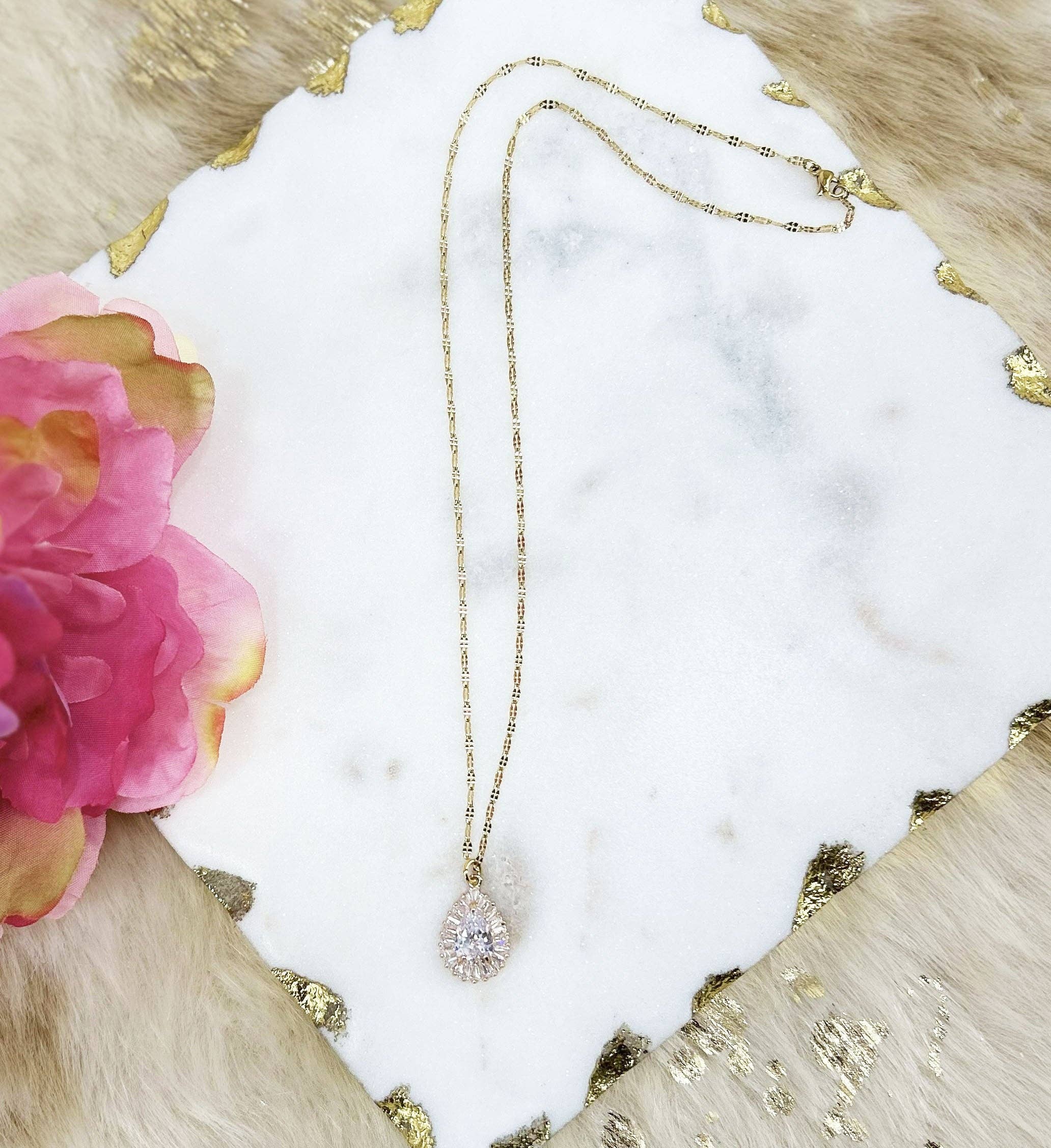 Magnolia & Peach Jewelry Boutique, LLC - Wholesale Pendant/Charm Necklace - Bre Necklace