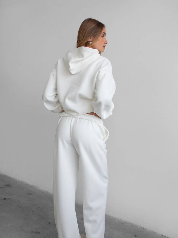 TICTOC - Wholesale Lounge Sweatpants/jogging bottoms – Women's - LANI Cloud Fleece Wide Leg Sweatpants Stretch Waist & Pocket13