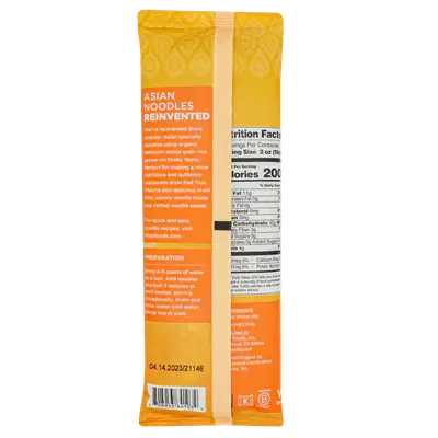 Lotus Foods - Vente Ramen - Nouilles de riz brun bio Pad Thai - 227 g (8 oz) par paquet, lot de 81