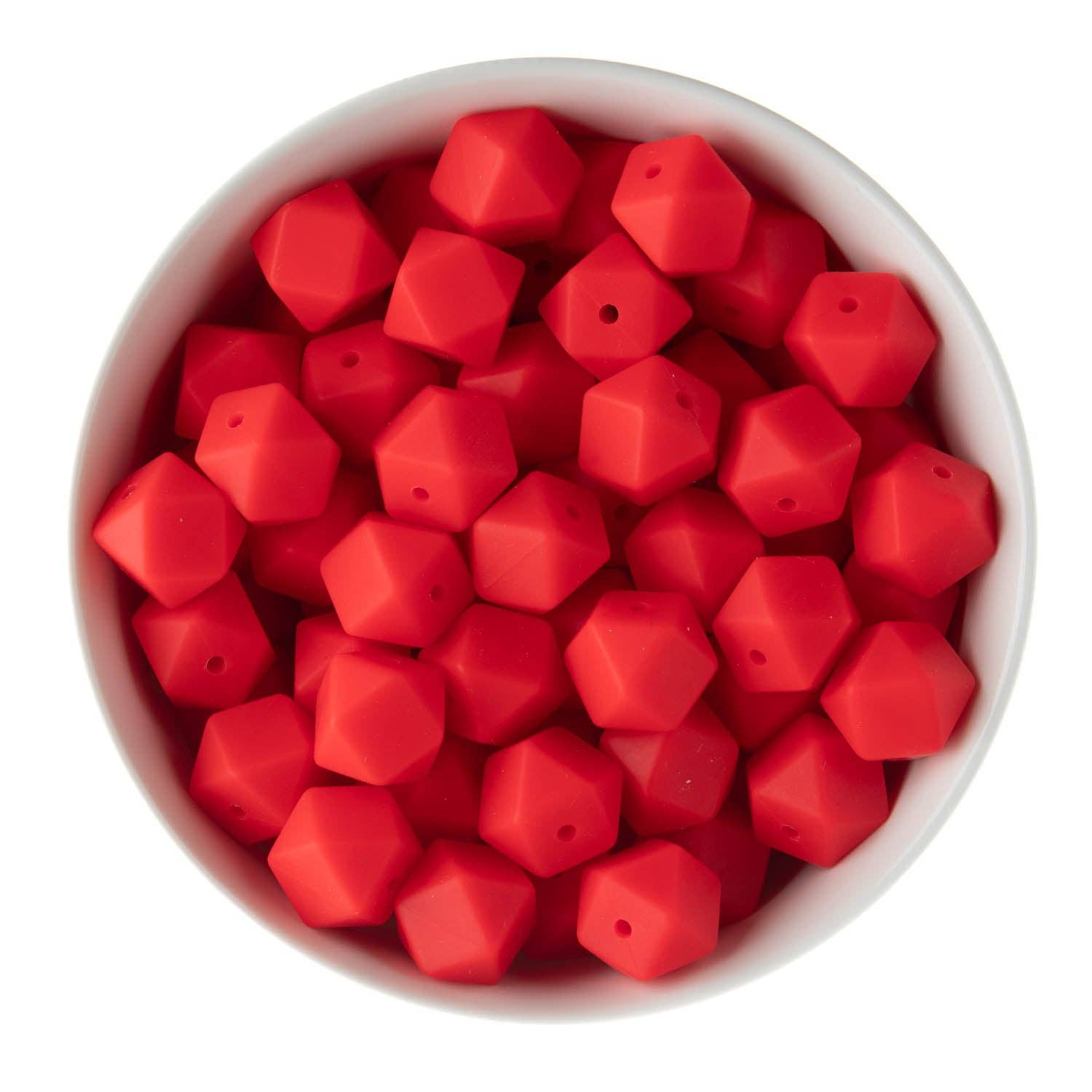 Cara & Co Silicone Craft Supply – wholesale Beads – 14mm Hexagon Silicone Beads3