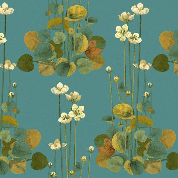 Parnassia - Fresh Wallpaper for wholesale by Detroit Wallpaper Co.