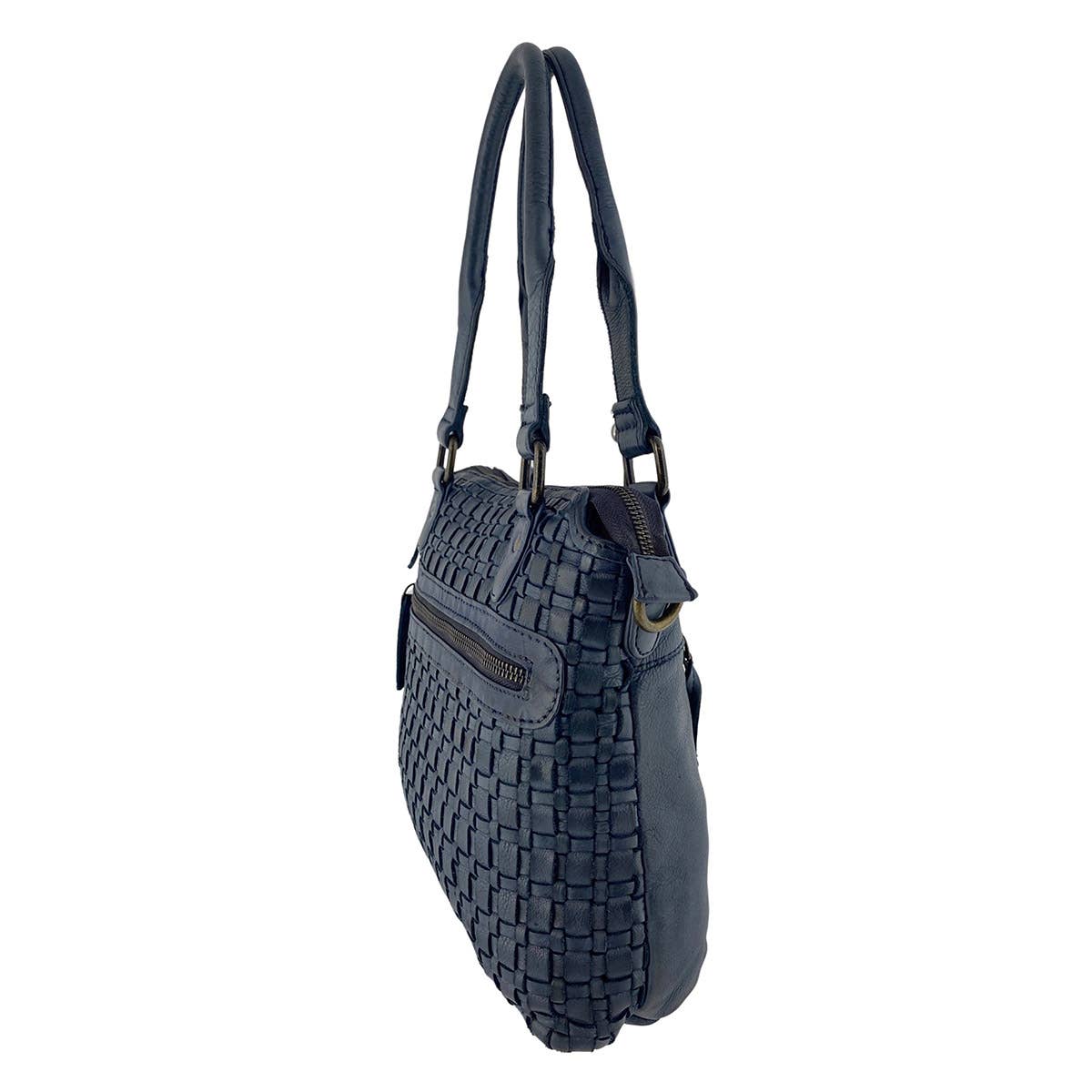 Arrigo - Wholesale Shoulder Bag - Women's - Arrigo Braided Leather Shoulder Bag or Handbag - 4 colours10