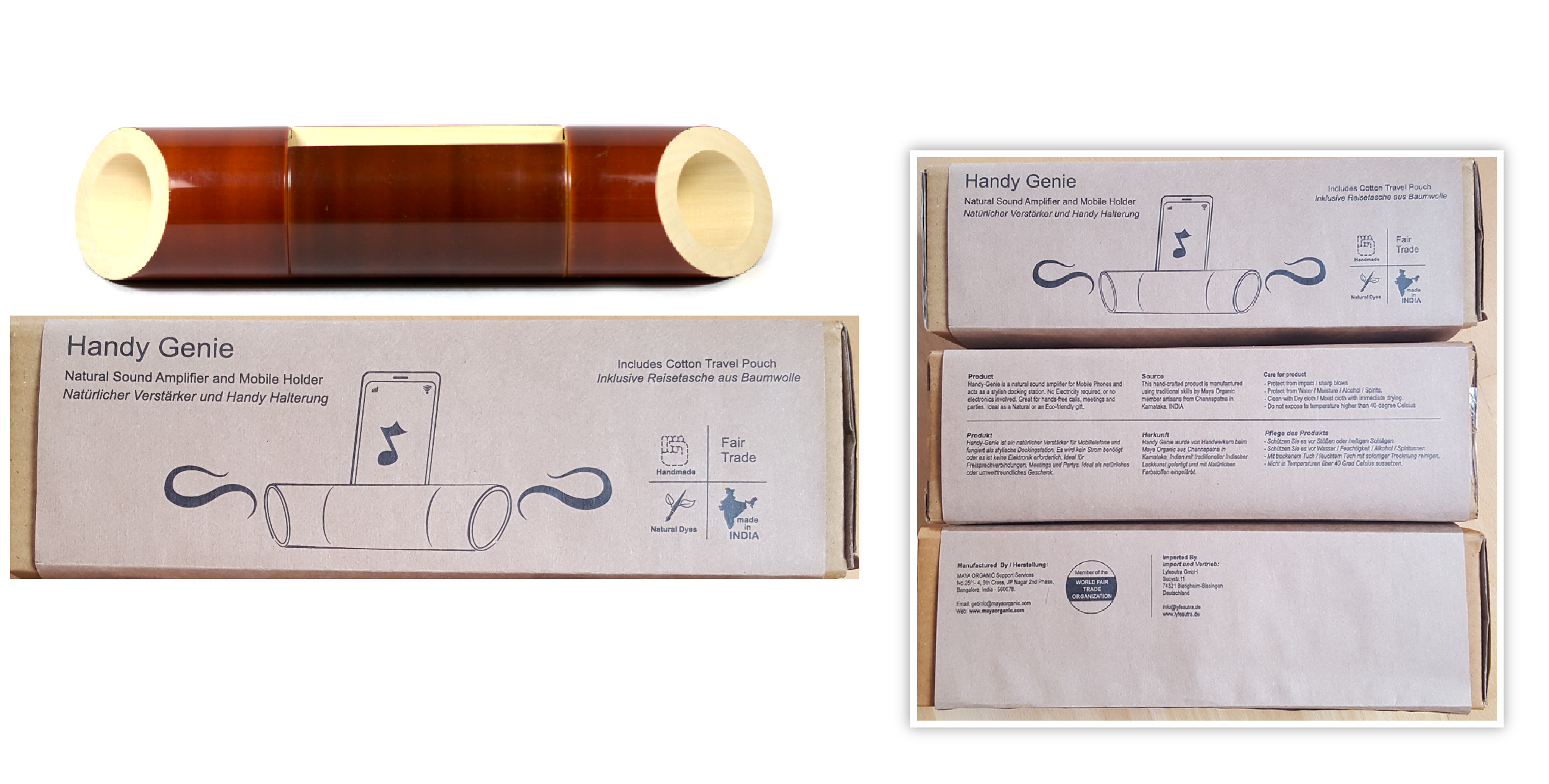 Lyfesutra GmbH - Wholesale Speakers - Handy Genie - Acoustic Natural Sound Amplifier4