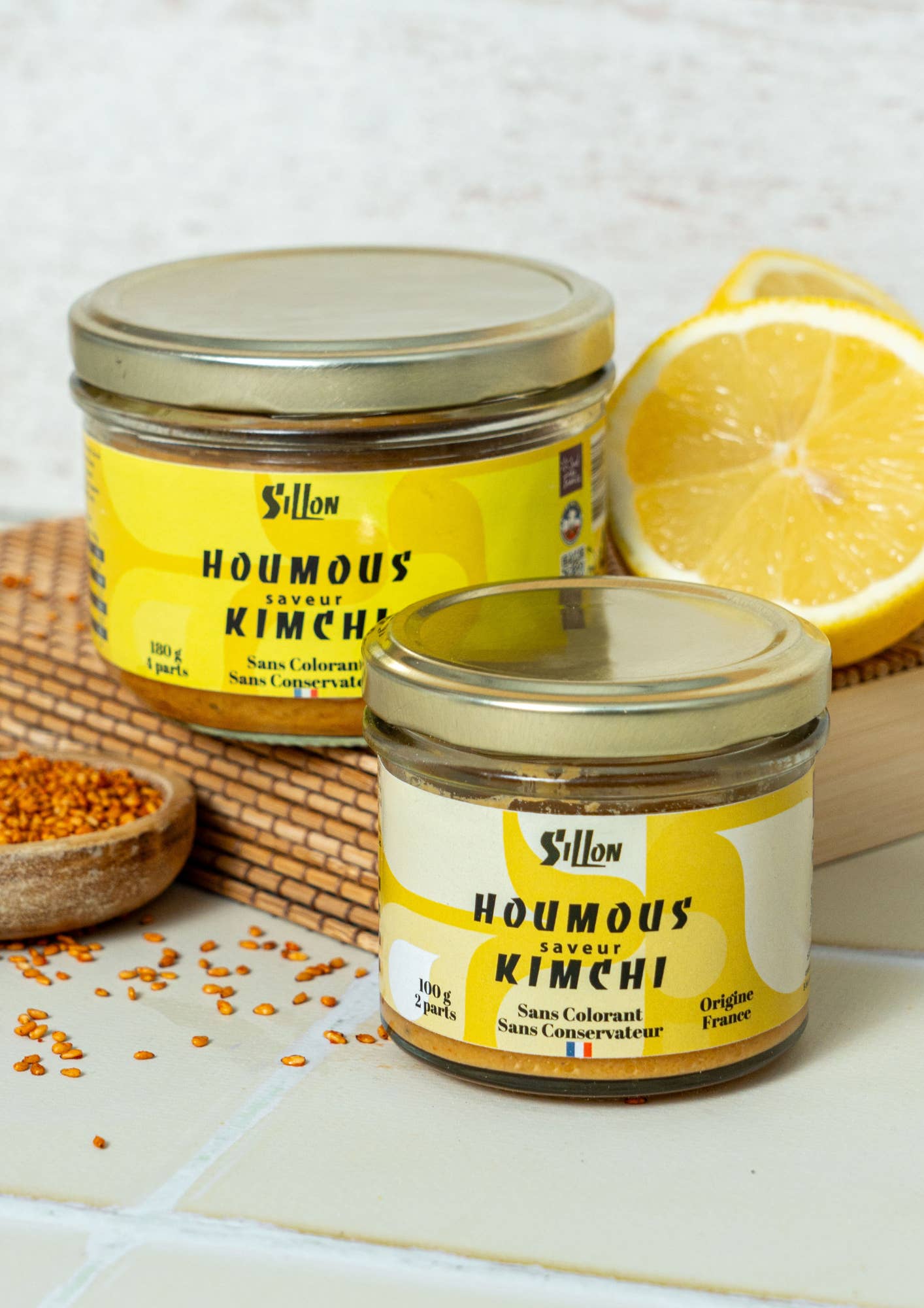 Sillon - Wholesale Shelf-stable prepared meal - Kimchi-flavored hummus