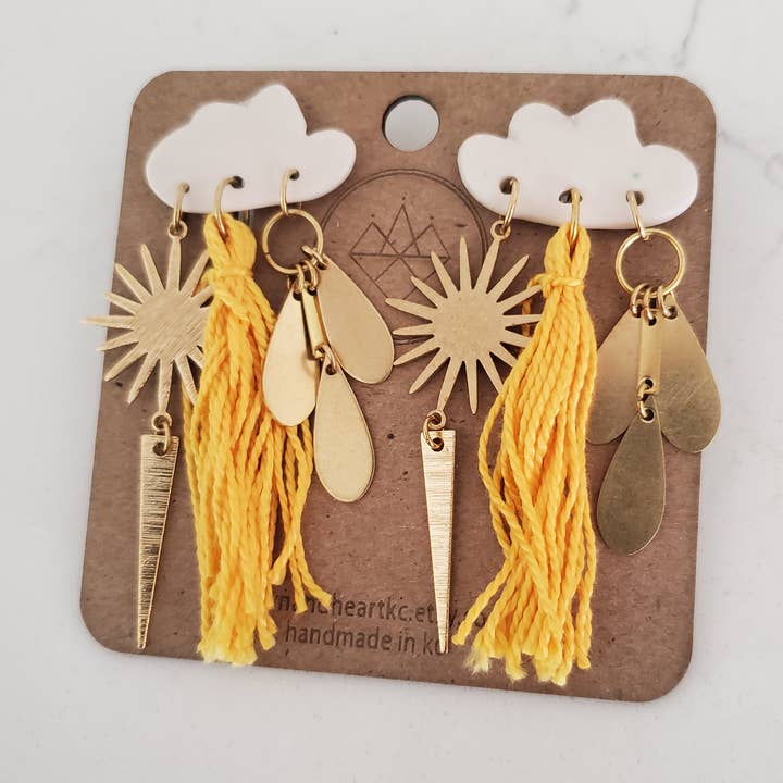 Sunshine Ohrschmuck für den Großhandel von Crown & Heart