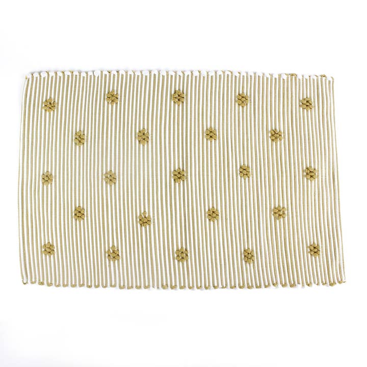 Daisies Yellow Accent Rug for wholesale by Madcap Cottage