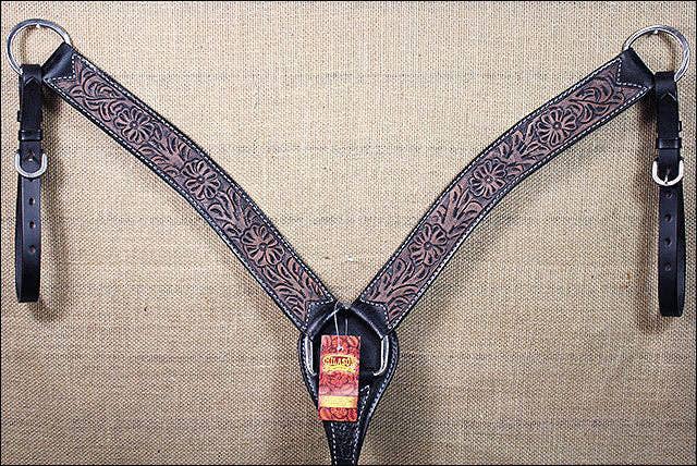 HILASON - Wholesale Horseback Riding Gear - HILASON Western Horse Headstall Breast Collar Set Tack Genuine American Leather | For Horses Headstalls81