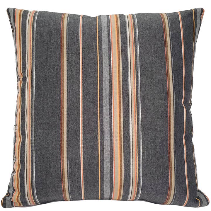 Sunbrella Stanton Greystone Outdoor Pillow, 20"x20" SQ for wholesale by Pillow Decor