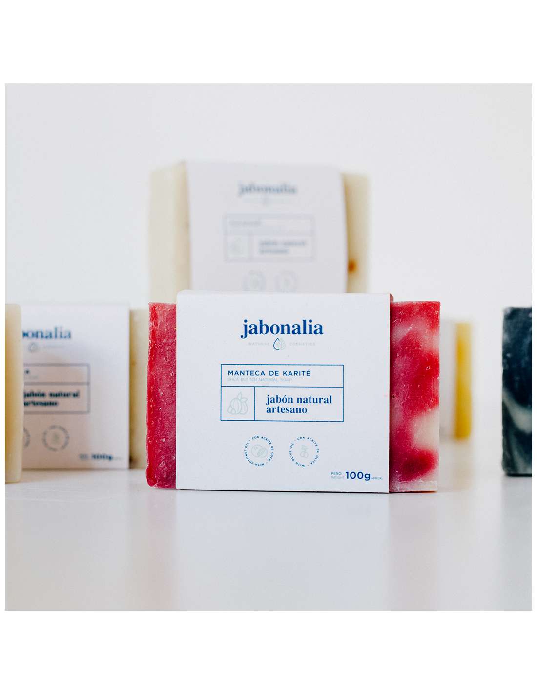 Jabonalia Soap Shop – sabonete sólido por atacado – Sabonete artesanal formato de economia XXL de 1.200 kg1