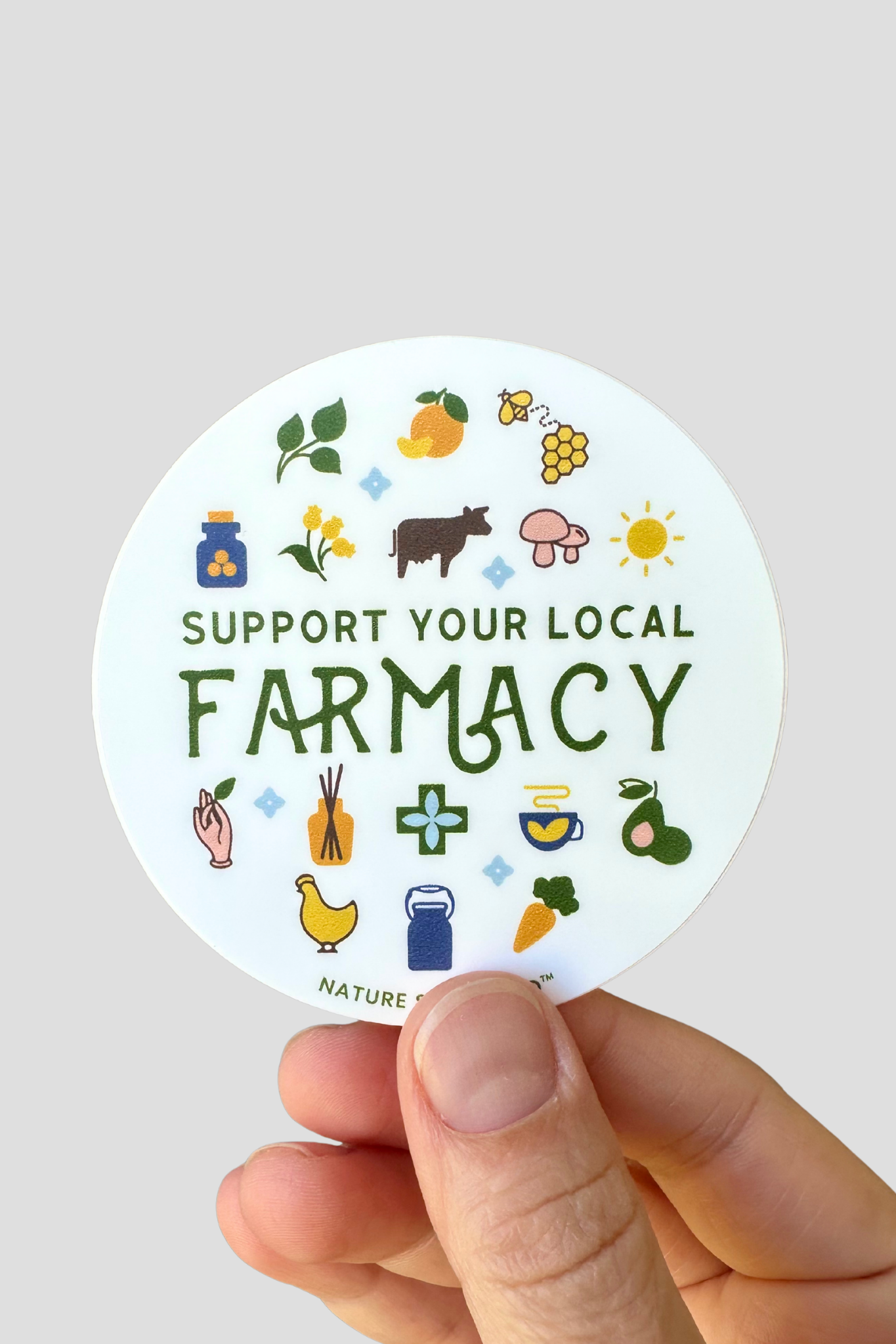 Nature Supply Co - Wholesale Sticker - Support Your Local Farmacy Sticker – Farm Gift1