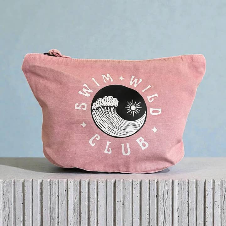 Svøm vild Klub lynlåspose Bubblegum for engroshandel hos the Cornish studio