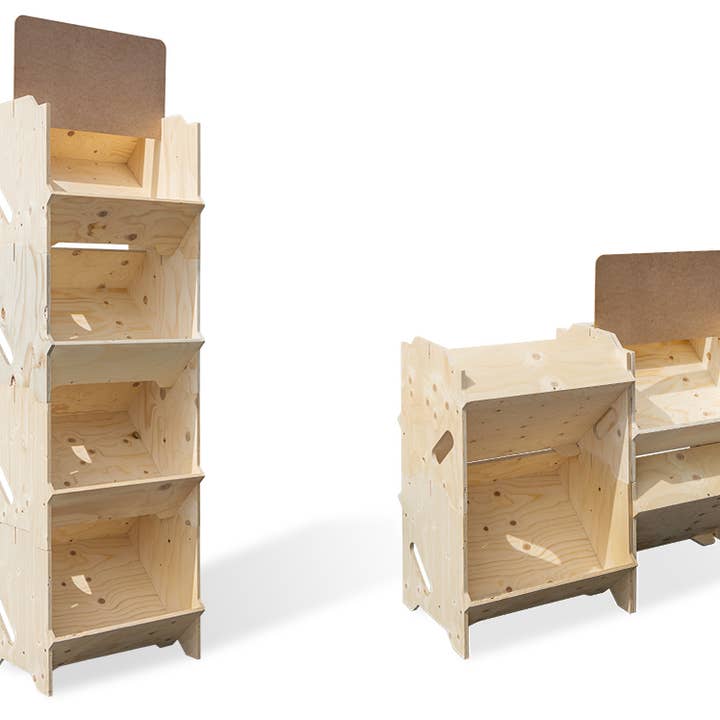 IZZIBOX - Wholesale Retailer Display Stand/Case - IZZIBOX DISPLAY PINE WOOD3