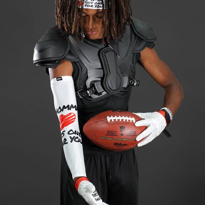 White Black Momma Arm Sleeve for wholesale on Faire2