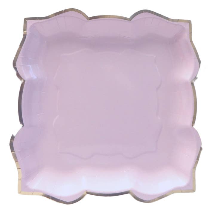 Lotus Large Party Plates (10pk) - Lilac (Purple) for wholesale by Peacock Supplies