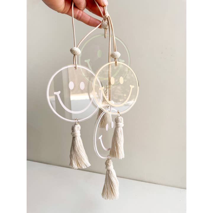 Ruth Artistry & Decor LLC - Wholesale Car Decorative Charm - Unisex - Smiley Car Charm Car Charm, Car Accessories, Rearview Mirror1