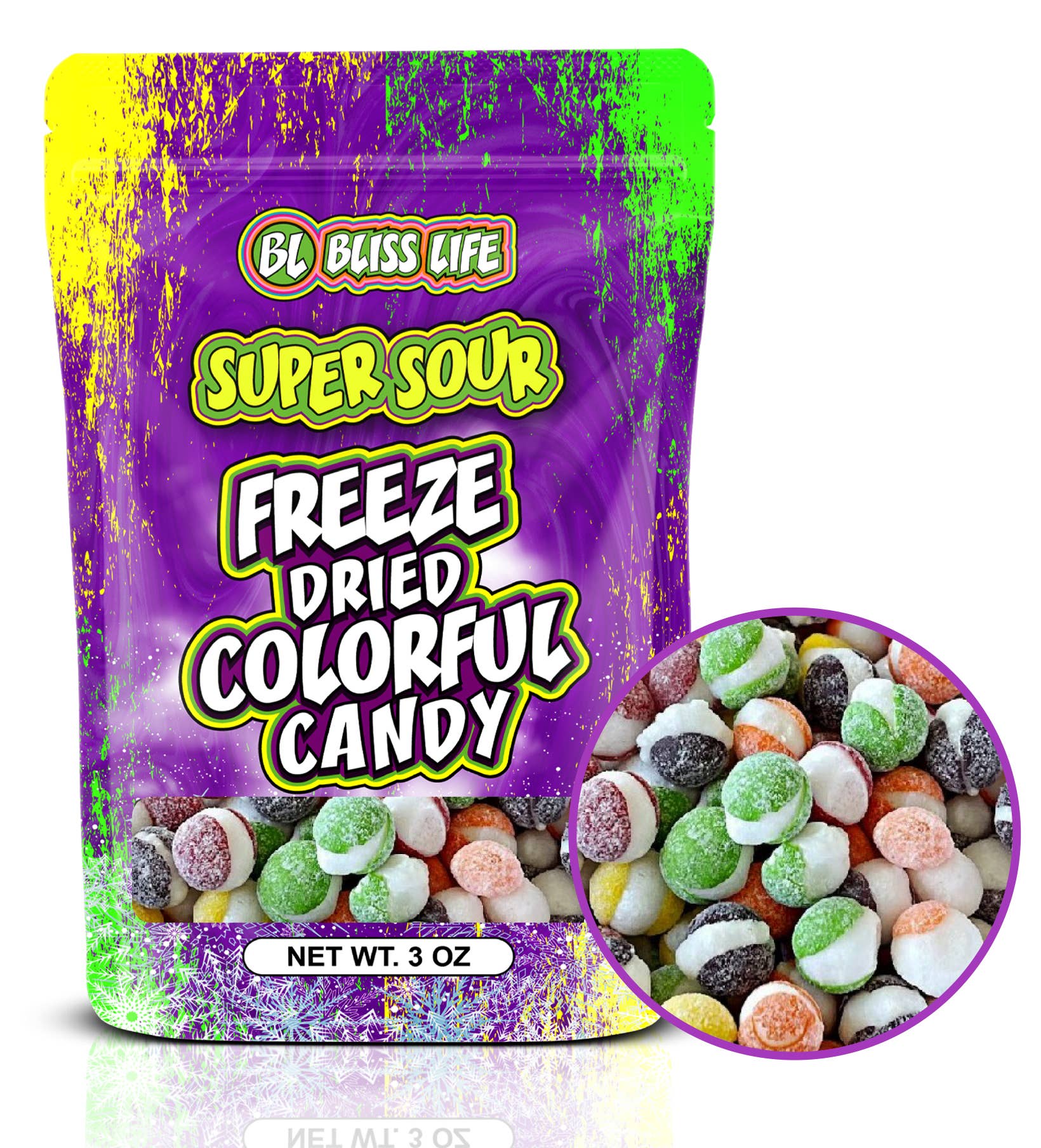 Bliss Life - Wholesale Cotton Candy - Display - 60 Count - Blasts Variety Pack4