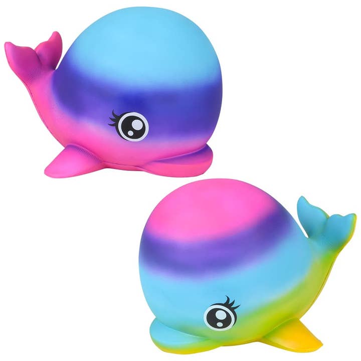 La Luna Bella - Toys – wholesale Squishy toy – Kids & Baby – 9" JUMBO SQUISH DOLPHIN LLB Squishy Toys