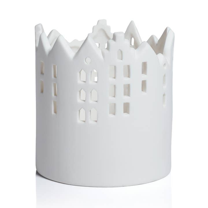 Skyline Ceramic Multipurpose Hurricane/ Planter/ Holder for wholesale by Zodax